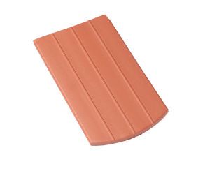 Braas Opal Berliner Biber (Segmentschnitt) Biberschwanzziegel Firstplatte