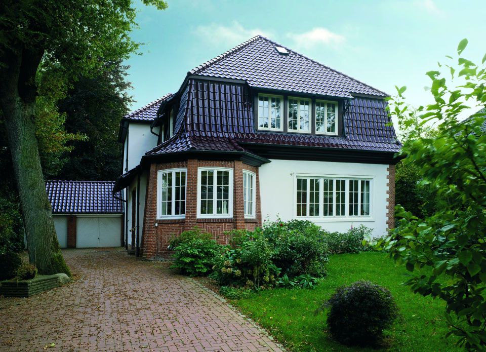 Braas Rubin 11V(P) Lavarot Heisterholzer Flächenziegel 1/1 gelocht