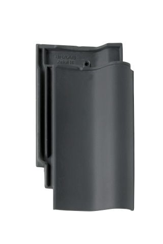 Braas Achat 14 GS(Hanseat)Anthrazit Flächenziegel 1/1 gelocht Geradschn.(PE)