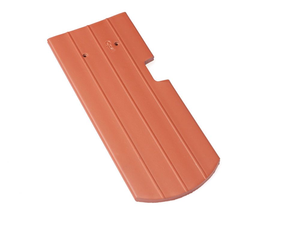 Braas Opal BB 15,5/38 Kastanie Berl.Ausstichbiber links f.Lüfterbiber