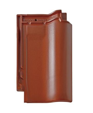 Braas Rubin 11V(P) Kastanie Heisterholzer Flächenziegel 1/1 gelocht