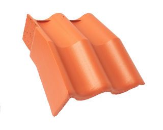 Braas 7Grad Harzer Pf. F+ ClassMATT Granit Mansard-Giebel LINKS