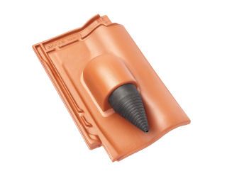 Braas Rubin 11V(P) Flachdachziegel Solar-/Kabeldurchgang