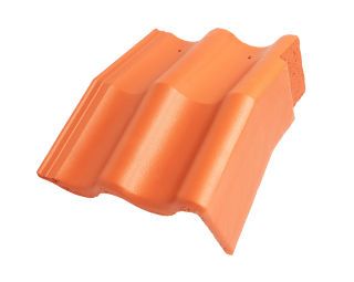 Braas Harzer Pfanne 7(BIG)ClassMATT Granit Mansard-Giebel RECHTS
