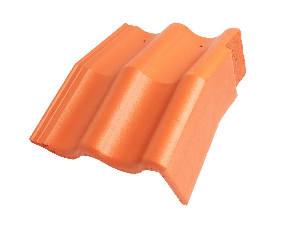 Braas Harzer Pfanne 7(BIG) StarMATT Schiefergrau Mansard-Giebel RECHTS