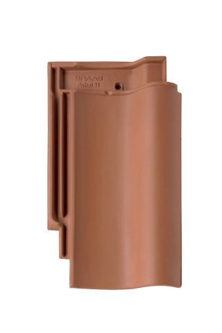 Braas Achat 14 GS(Hanseat) Naturrot Flächenziegel 1/1 gelocht Geradschn.(PE)