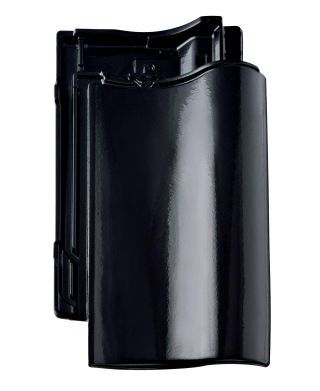 Braas Achat 12V Tiefschwarz Ganzer Flächenziegel 1/1 (Petershagen)