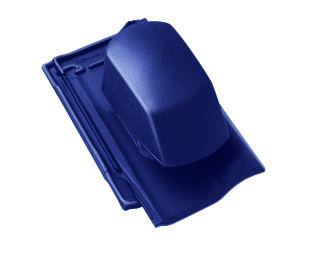 Braas Rubin 13V(O) Flachdachziegel Sanilüfter