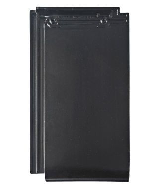 Braas Turmalin MN-Tiefschwarz Ganzer Flächenziegel 1/1 (Karstädt)
