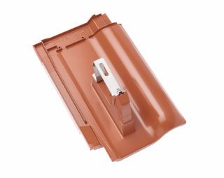 Braas Rubin 13V Flachdachziegel Solarträgerpfanne