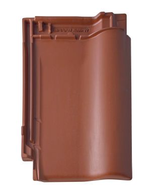 Braas Rubin 9V Kupferrot Ganzer Flächenziegel 1/1 (Obergr.hain)