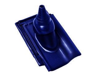 Braas  Rubin 13V(O) Flachdachziegel Antennenziegel
