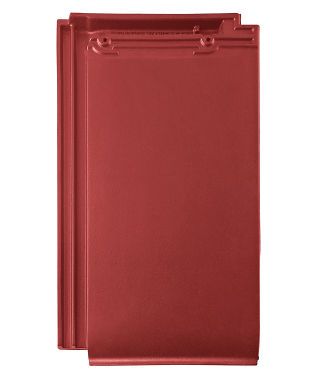 Braas Turmalin Kupferrot Ganzer Flächenziegel 1/1 (Karstädt)