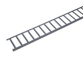 Braas Schneefanggitter 300x20cm(20x 20mm) f.Schneefg.stuetze, Schwarz