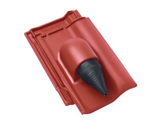 Braas Rubin 13V(H) Flachdachziegel Solar-/Kabeldurchgang