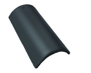 Braas Dachstein MATT Schiefergrau Firststein mit Klammer