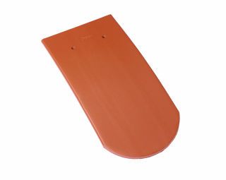 Braas Opal Standard (Segmentschnitt) Biberschwanzziegel Flächenbiber