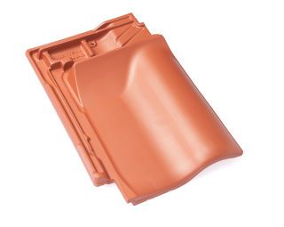 Braas Rubin 11V(H) Flachdachziegel Firstanschlussziegel