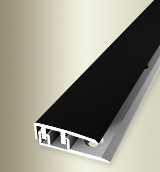 Absch.-Pr. 1000 mm Typ 577XL D-Clip® XL Alu pulv. schw. matt RAL9005 3,5-6,5 mm zweiteilig