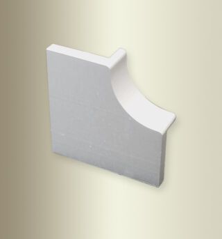 Hohlkehlprofil EL 6 mm CC080 | CC100 EL Aluminium eloxiert silber