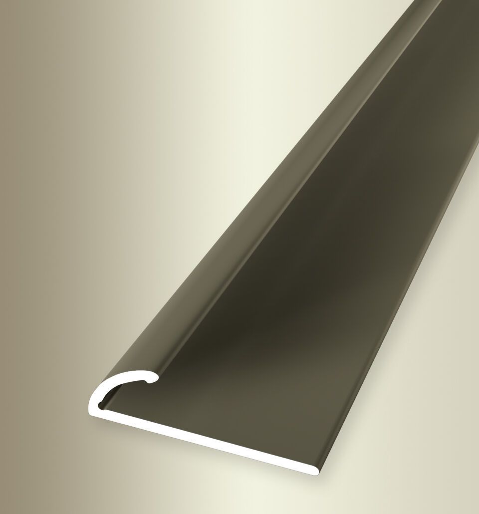 Einfassprofil 2700 mm SBS Typ 380 SK Aluminium eloxiert bronze 2 - 4,5 mm selbstklebend, umschlagbar