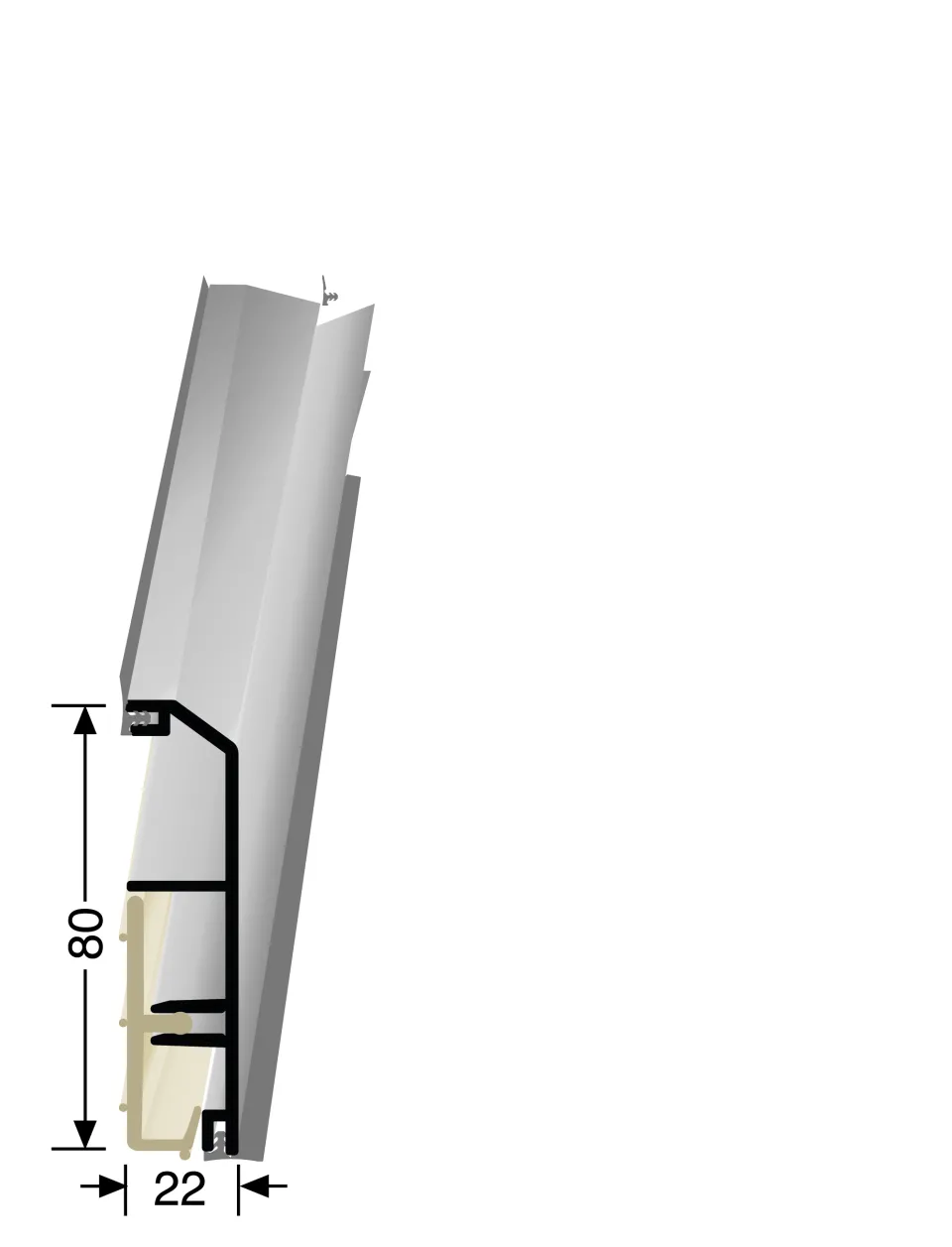 Küberit Sockelleisten 934D