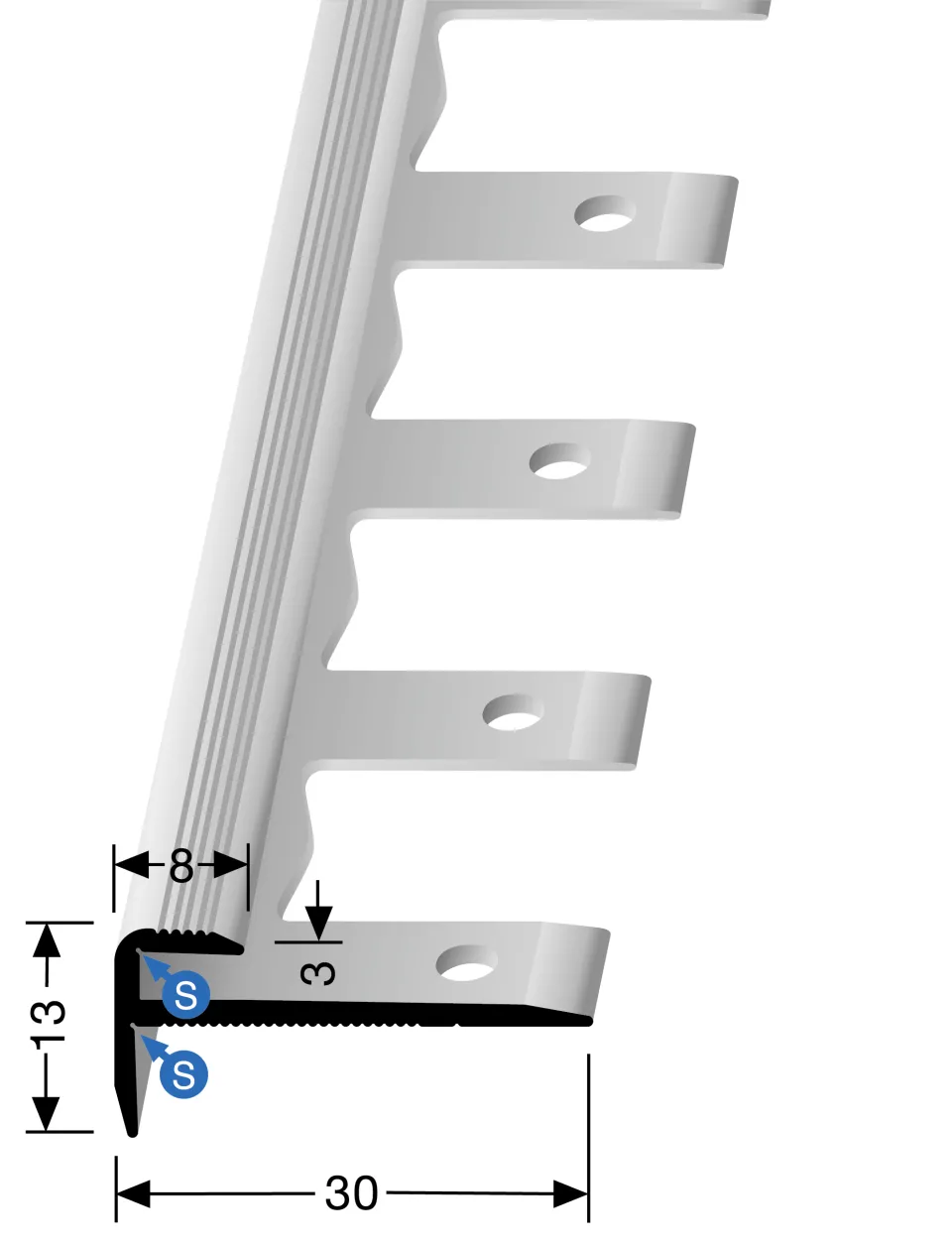 Küberit Treppenkantenprofile 809