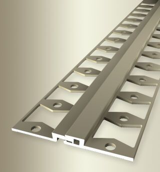 Bew-fugenp 2700 mm SBS Typ 317 G M Star Aluminium eloxiert sand 3 mm geschlossen gestanzt