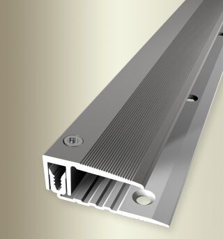 Absch-P 1000 mm SB Typ 387XXL PPS®-ChXXL Alu eloxiert edelstahloptik 7 - 18 mm versenkt gebohrt, zweiteilig