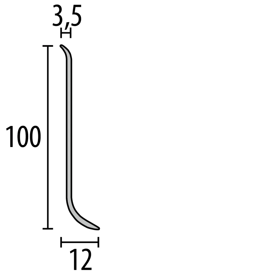 Küberit Sockelleisten 914