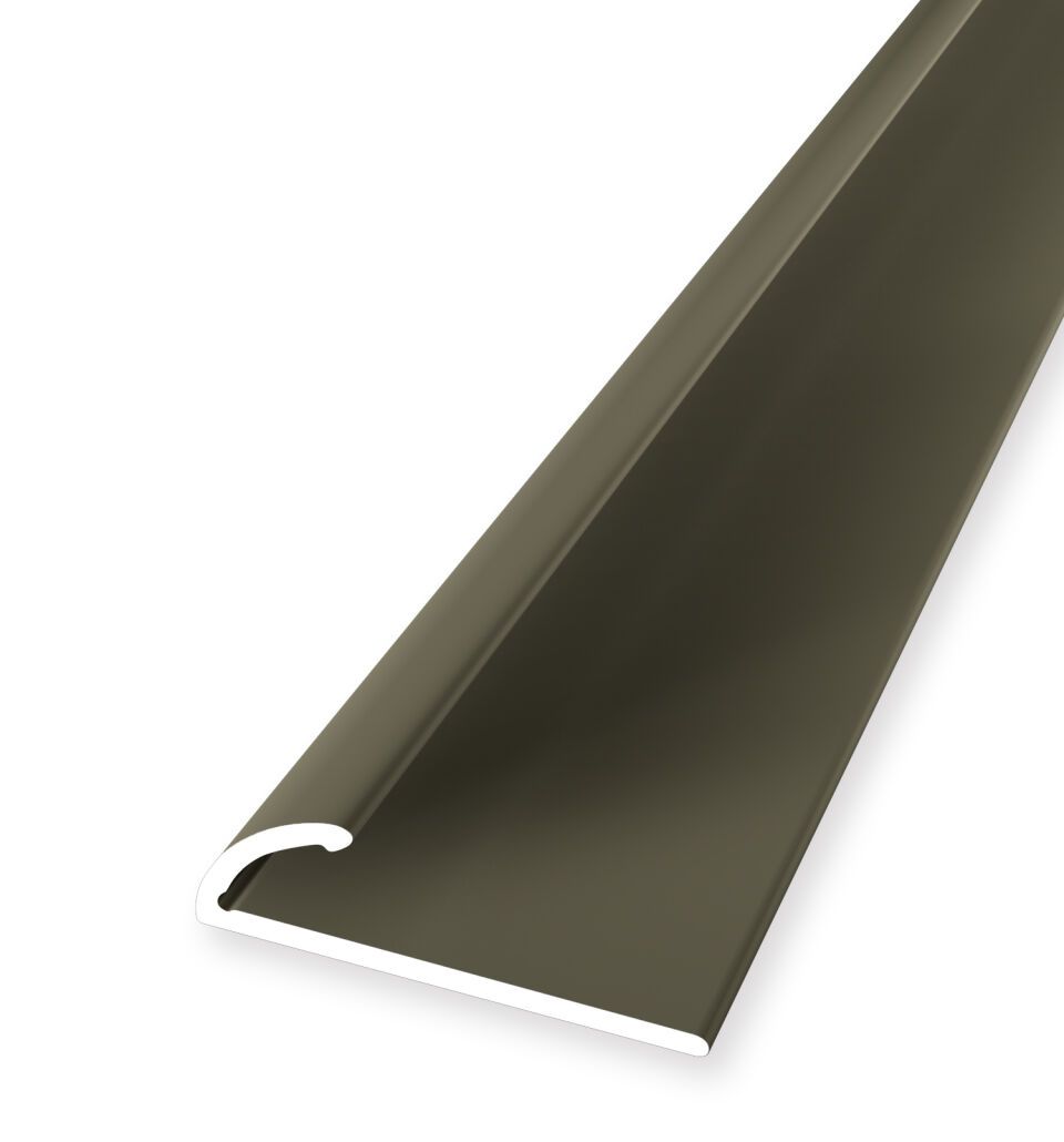 Einfassprofil 2700 mm SBS Typ 380 SK Aluminium eloxiert bronze 2 - 4,5 mm selbstklebend, umschlagbar