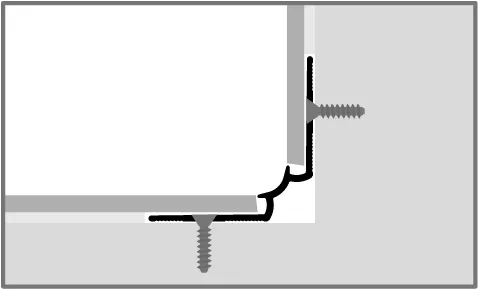 Küberit Treppen-Innenwinkel 877IW