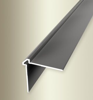 Außenecke 2700 mm SBS Typ 155 U Alu elox. edelstahloptik f.g. 2 mm ungebohrt, mit Schutzfolie