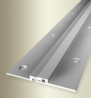 Bew.fugenpr. 2700 mm SBS Typ 317 M-Star Aluminium eloxiert silber 3 mm versetzt versenkt gebohrt