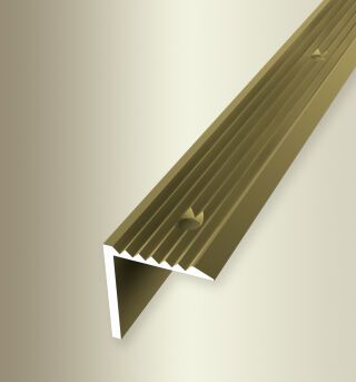 Winkelprofil 1000 mm SBS Typ 526 Aluminium eloxiert gold 0 - 18 mm versenkt gebohrt