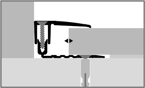 Küberit Abschlussprofile 387XXL Küberit Abschlussprofile 387XXL