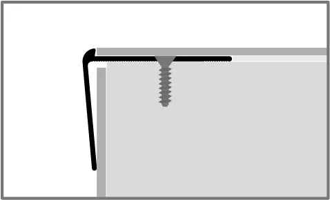 Küberit Treppenkantenprofile Fertigwinkel mit runden Ecken 862