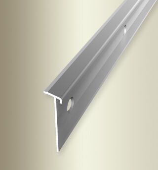Sockelleiste 2500 mm SBS Typ 928 Aluminium eloxiert silber 3,2 mm versenkt gebohrt