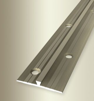 Einfassprofil 1000 mm SBS Typ 365 Aluminium eloxiert sand 3 mm versetzt versenkt gebohrt