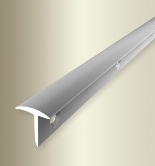 Einfassprofil 2500 mm SBS Typ 294 Aluminium eloxiert silber 16,5 mm versenkt gebohrt