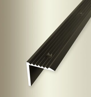 Winkelprofil 1000 mm SBS Typ 526 Aluminium eloxiert bronze 0 - 18 mm versenkt gebohrt
