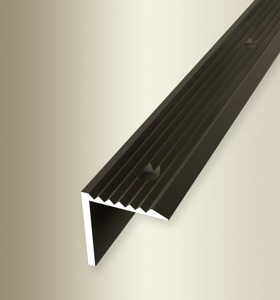 Winkelprofil 2500 mm SBS Typ 526 Aluminium eloxiert bronze 0 - 18 mm versenkt gebohrt