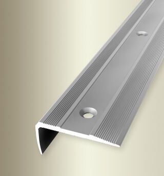 TK-Profil 1000 mm SBS Typ 711 »Reno-TK« Aluminium eloxiert silber 0 - 14 mm versenkt gebohrt, für Gleitschutzeinl.