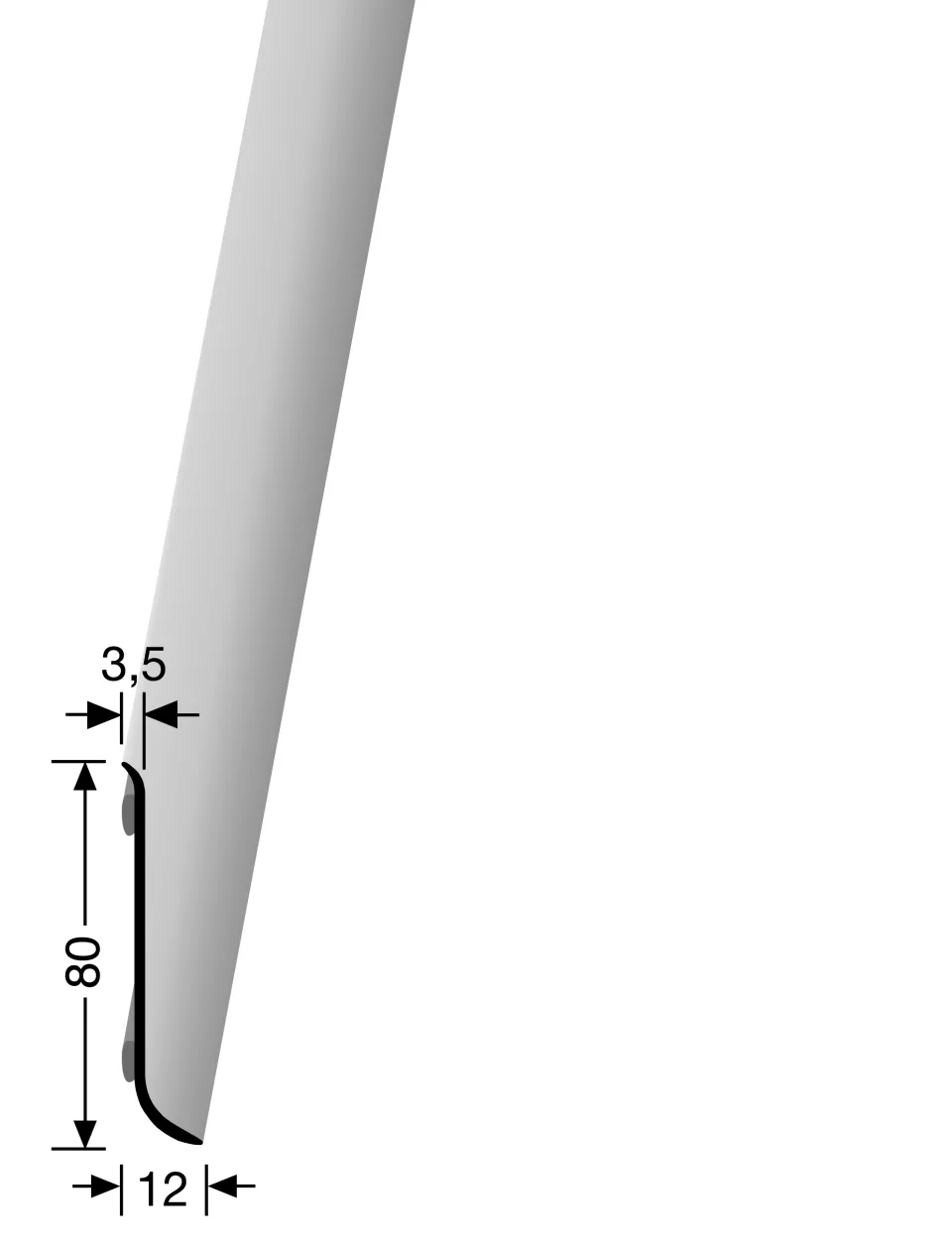 Küberit Sockelleisten 913