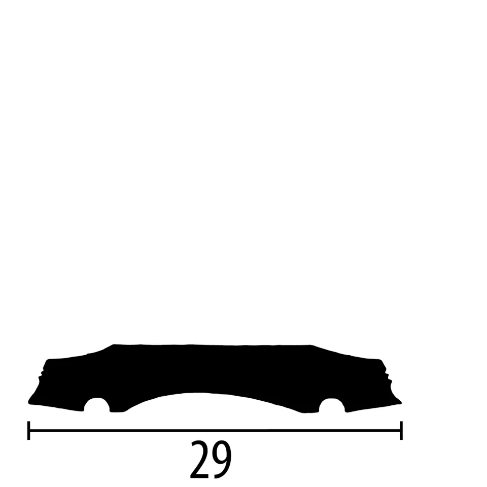 Küberit PVC-Einlagen, glatt 2505
