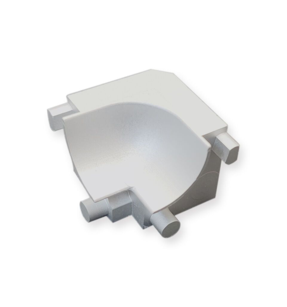 Küberit Wandkantenprofile Hohlkehlprofile 90° Innenecken CC080/CC100