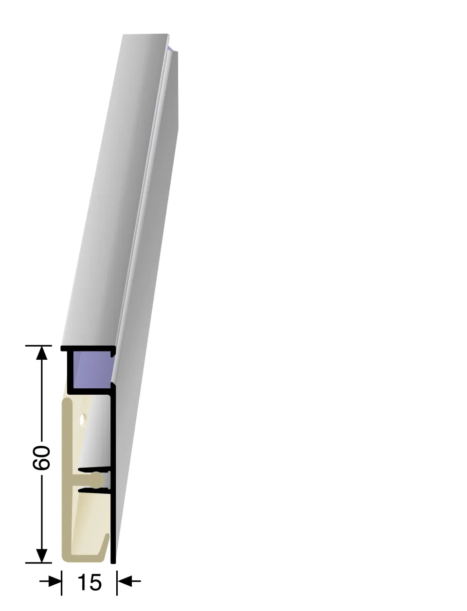 Küberit Sockelleisten 936
