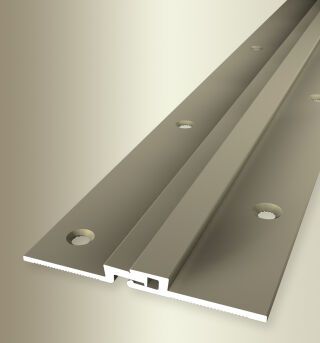 Bew.fugenpr. 2700 mm SBS Typ 317 M-Star Aluminium eloxiert sand 3 mm versetzt versenkt gebohrt