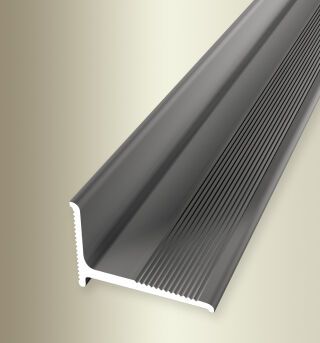 Abschlussprofil 2700 mm SBS Typ 369 SK Aluminium eloxiert edelstahloptik mm selbstklebend