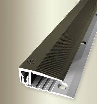 Absch-P 1000 mm SB Typ 387XXL PPS®-ChXXL Aluminium eloxiert bronze 7 - 18 mm versenkt gebohrt, zweiteilig